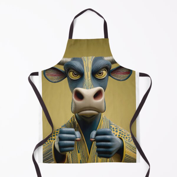 Item preview, Unique anthropomorphic cow in a striking pose designed and sold by Artessie.