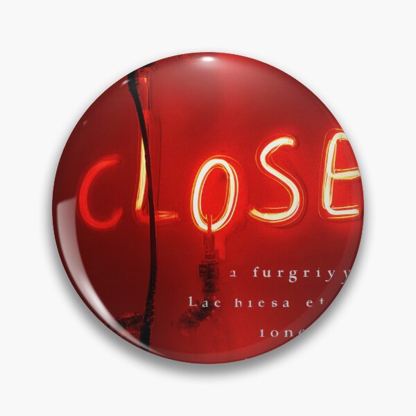 Item preview, Neon “CLOSE” Sign Inside Light Bulb – Modern Red Glow Aesthetic designed and sold by Grafititee.