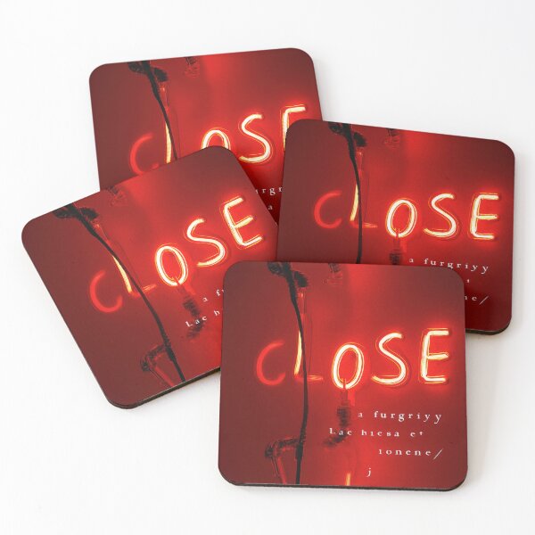 Item preview, Neon “CLOSE” Sign Inside Light Bulb – Modern Red Glow Aesthetic designed and sold by Grafititee.