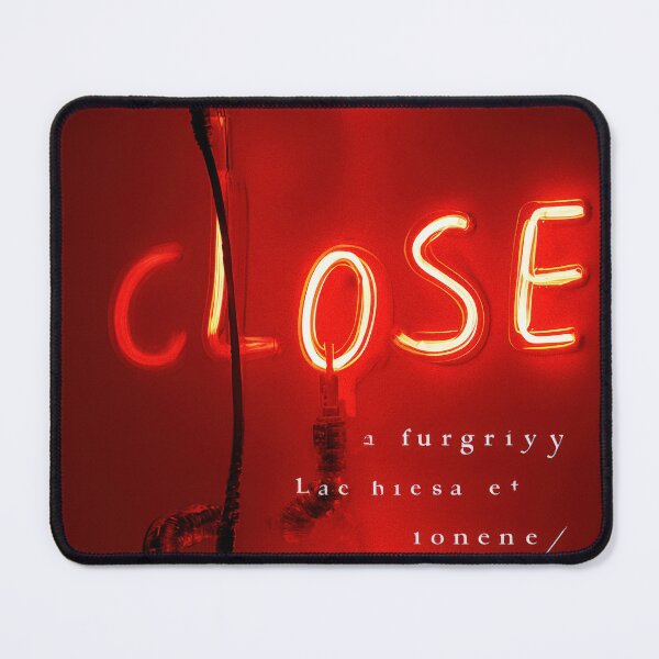 Item preview, Neon “CLOSE” Sign Inside Light Bulb – Modern Red Glow Aesthetic designed and sold by Grafititee.