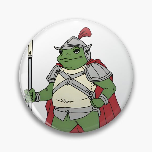 Item preview, Froggy Frog as a Knight designed and sold by Modern Mood Prints.