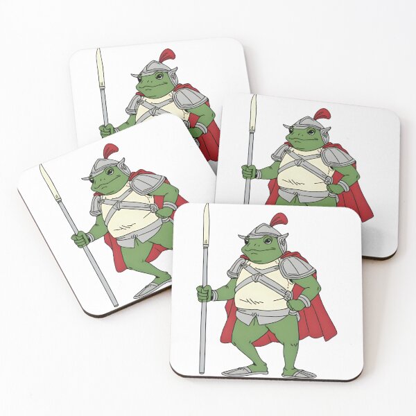 Item preview, Froggy Frog as a Knight designed and sold by Modern Mood Prints.