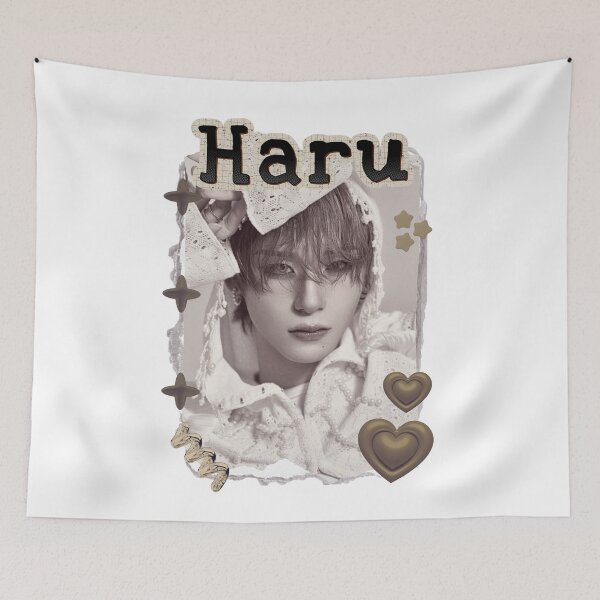 Item preview, XLOV Haru Kpop Boy group K-music south korean Boy group Scrapbook Collage Cozy Y2K Vintage Design designed and sold by HELL0WBELLO.