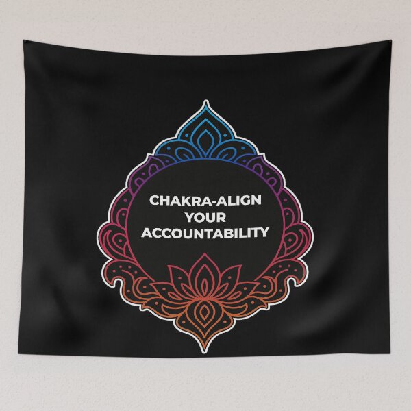 Item preview, SARCASTIC SPIRITUAL – Chakra Accountability Mode – GIFT FOR FRIEND • Sarcastic Mandala Quote designed and sold by JacobKAurumhead.