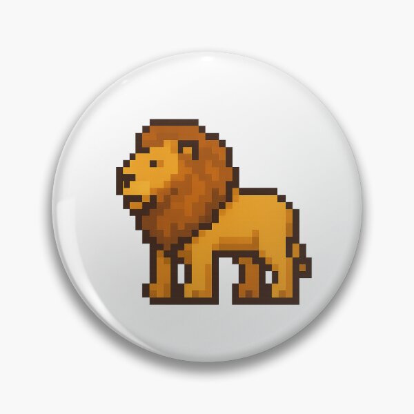 Item preview, Pixel Art Lion designed and sold by XNamishX40.