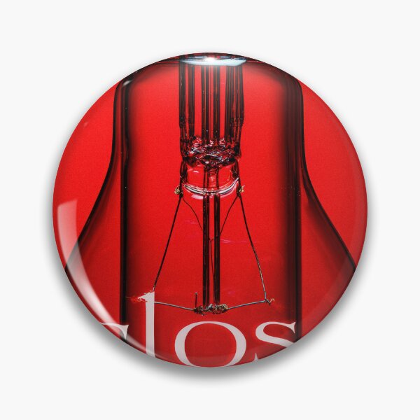 Item preview, Neon “CLOSE” Sign Inside Light Bulb – Modern Red Glow Aesthetic designed and sold by Grafititee.