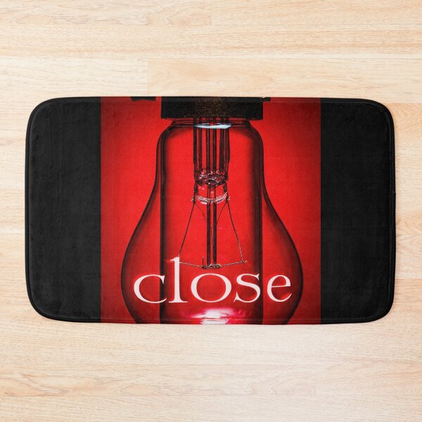 Item preview, Neon “CLOSE” Sign Inside Light Bulb – Modern Red Glow Aesthetic designed and sold by Grafititee.