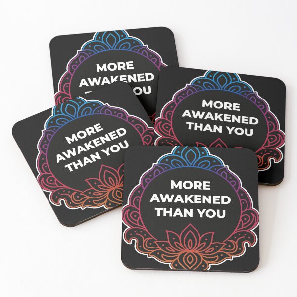 Item preview, SARCASTIC SPIRITUAL – Awakened Ego Statement – GIFT FOR FRIEND • Sarcastic Mandala Quote designed and sold by JacobKAurumhead.