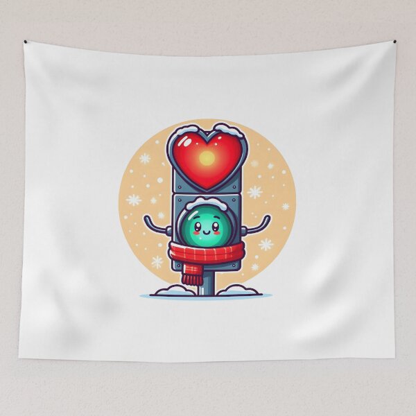 Item preview, Akureyri Heart Traffic Light Mascot designed and sold by GREENZ0NE.