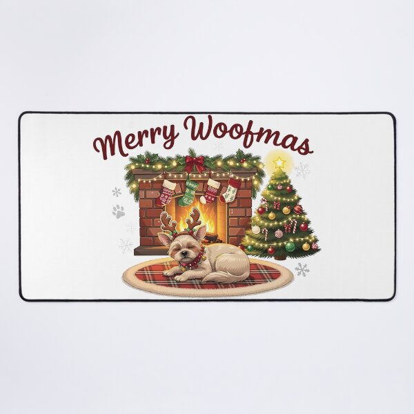 Item preview, christmas Dog merry woofman designed and sold by Uglyandcute.