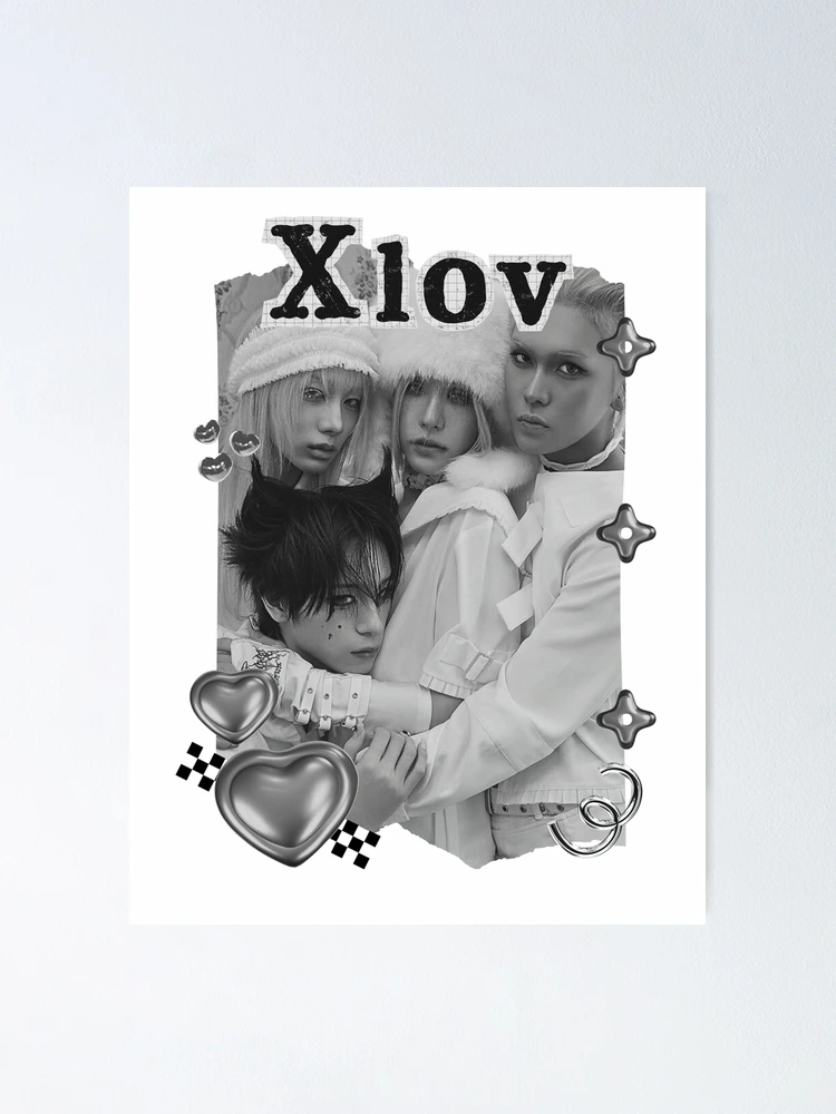 Xlov Kpop Boy group K-music south korean Boy group Black and White