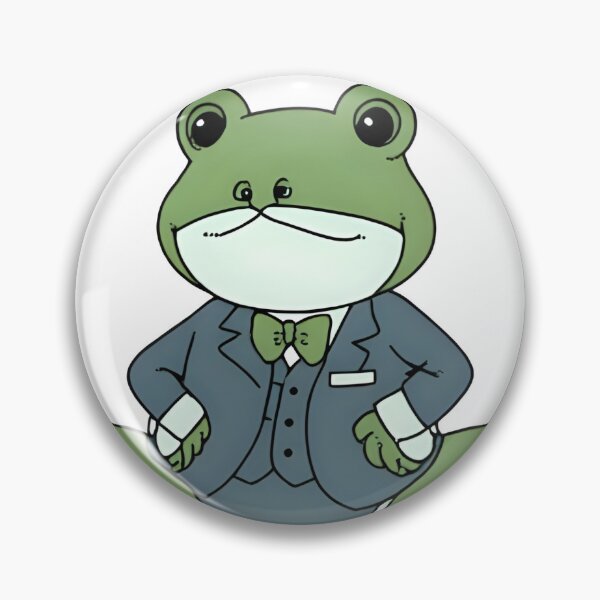Artikelvorschau, Frosch im Anzug entworfen und verkauft von Modern Mood Prints.