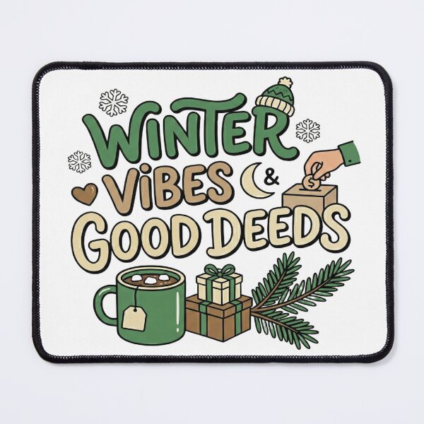 Item preview, Winter Vibes & Good Deeds: Cozy Islamic Charity Design | Sadaqah Jariyah & Muslim Giving designed and sold by Faithful Uswa Prints.