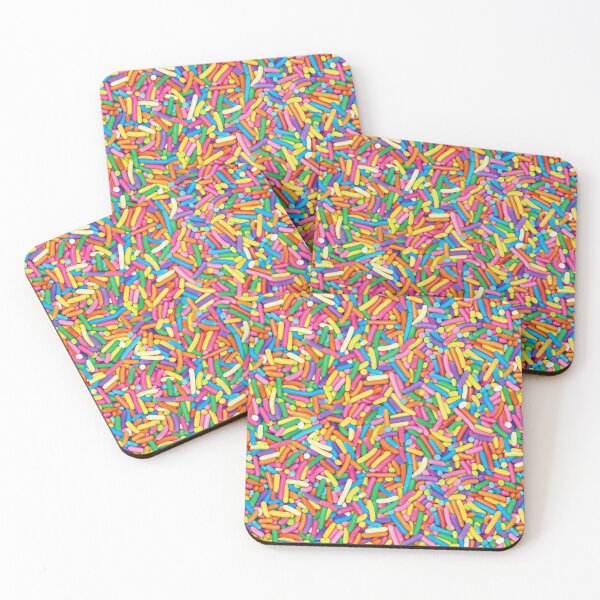 Item preview, Colorful rainbow sprinkles  designed and sold by FatBirdie.