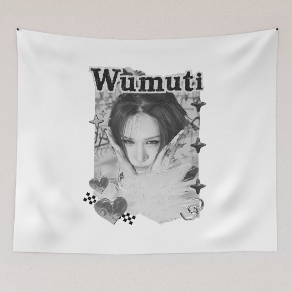 Item preview, Xlov Wumuti Kpop Boy group K-music south korean Boy group Black and White Collage Digital Art Portrait designed and sold by AJUNICE STUDIO.
