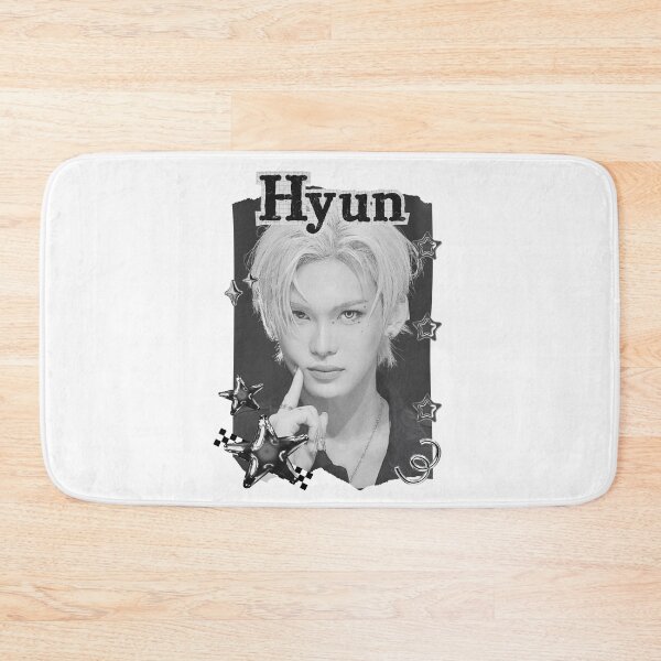 Item preview, Xlov Hyun Kpop Boy group K-music south korean Boy group Black and White Collage Digital Art Portrait designed and sold by AJUNICE STUDIO.