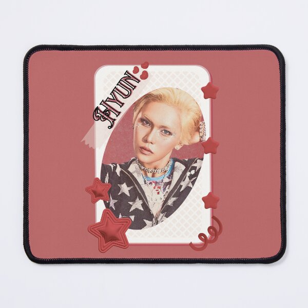 Item preview, Xlov Hyun Kpop Boy group K-music south korean Boy group portrait illustration Red Aesthetic Collage Design designed and sold by AJUNICE STUDIO.