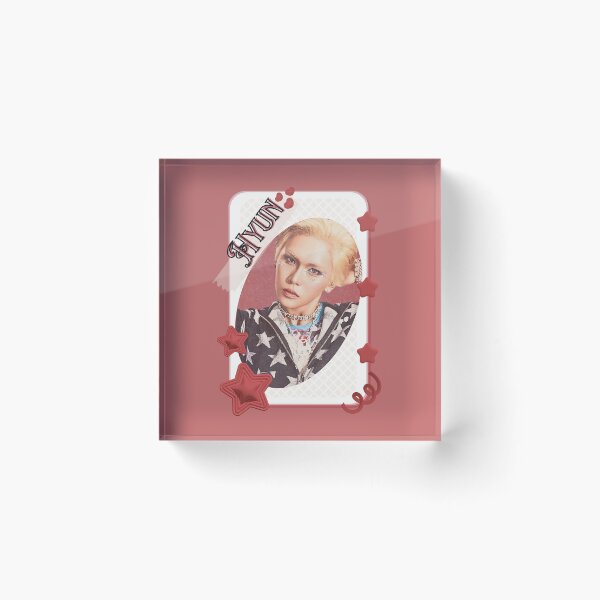 Item preview, Xlov Hyun Kpop Boy group K-music south korean Boy group portrait illustration Red Aesthetic Collage Design designed and sold by AJUNICE STUDIO.