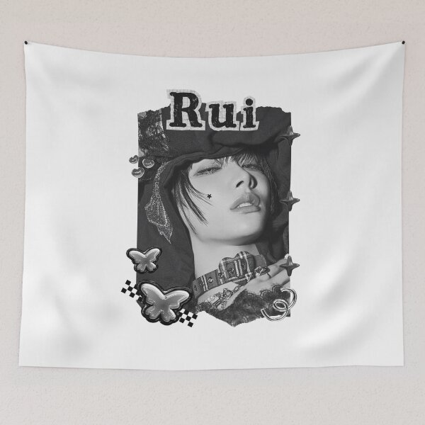 Item preview, Xlov Rui Kpop Boy group K-music south korean Boy group Black and White Collage Digital Art Portrait designed and sold by AJUNICE STUDIO.