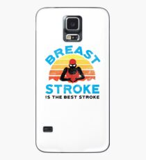 Bauch-Schlag-Schwimmer der Retro Frauen Hülle & Skin für Samsung Galaxy