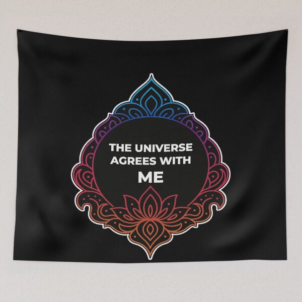 Item preview, SARCASTIC SPIRITUAL – The Universe – GIFT FOR FRIEND • Neon Mandala • Sarcastic Quote designed and sold by JacobKAurumhead.