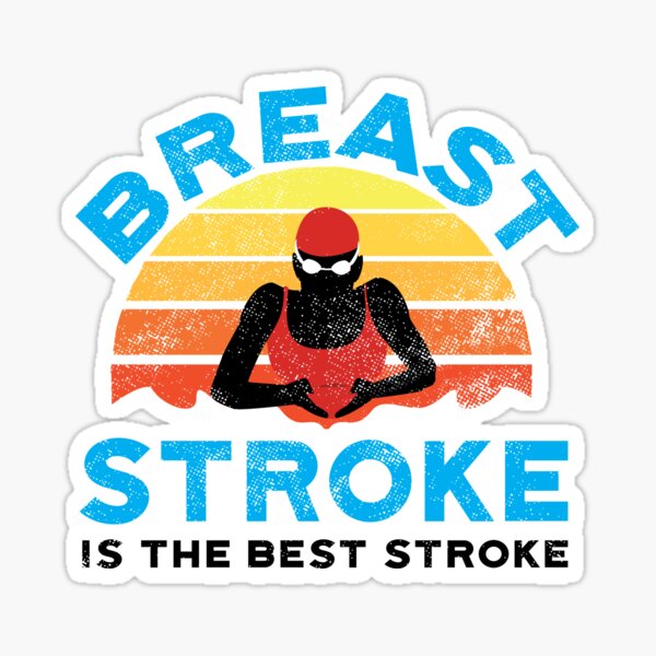 Aperçu de l'œuvre Nageuse rétro de brasse féminine créée et vendue par oberdoofus.