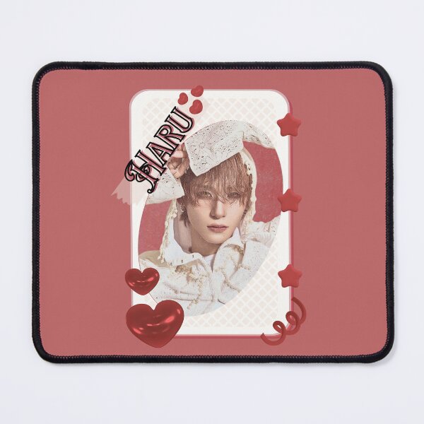 Item preview, Xlov Haru Kpop Boy group K-music south korean Boy group portrait illustration Red Aesthetic Collage Design designed and sold by AJUNICE STUDIO.