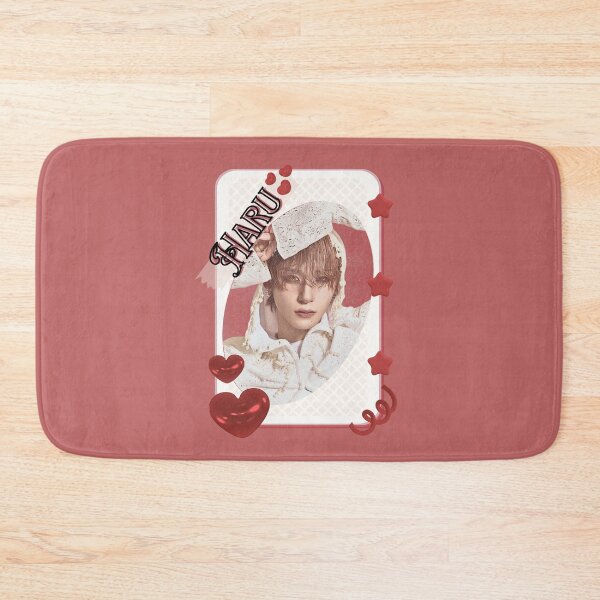 Item preview, Xlov Haru Kpop Boy group K-music south korean Boy group portrait illustration Red Aesthetic Collage Design designed and sold by AJUNICE STUDIO.