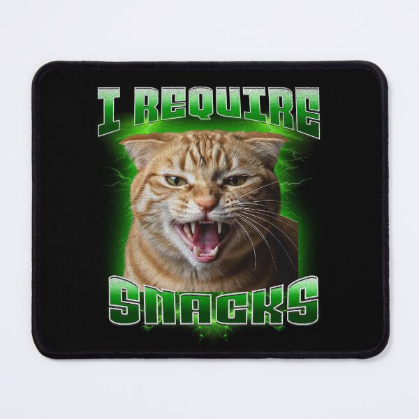 Item preview, I Require Snacks Feral Orange Cats with Knives Bootleg designed and sold by Pawrizzma POD.