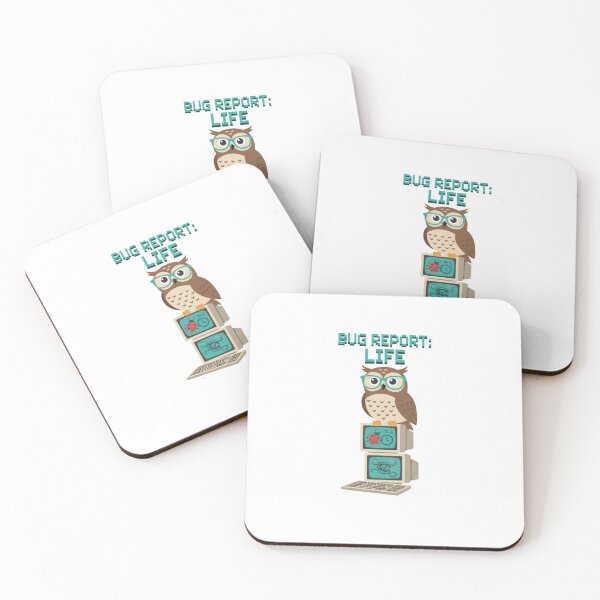 Item preview, Funny Debugging Life Owl Programmer Humor designed and sold by chattsuede.