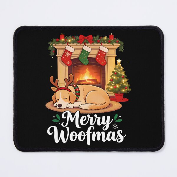 Item preview, Christmas Dog merry woofman designed and sold by Uglyandcute.