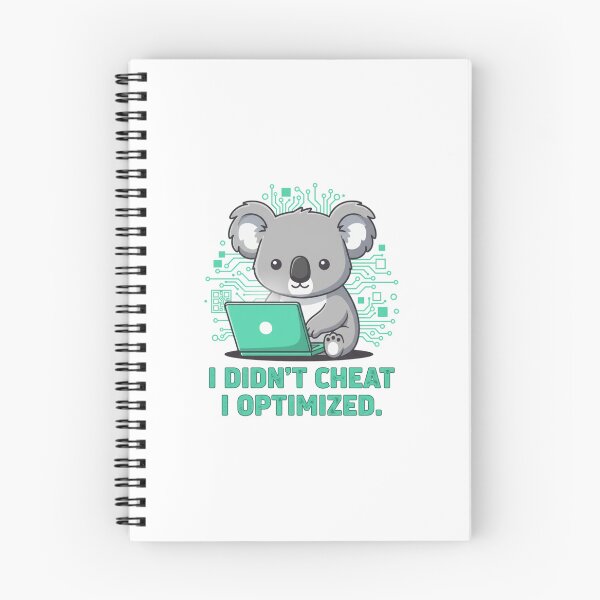 Item preview, Cute Coder Koala Funny Programming Quote designed and sold by chattsuede.