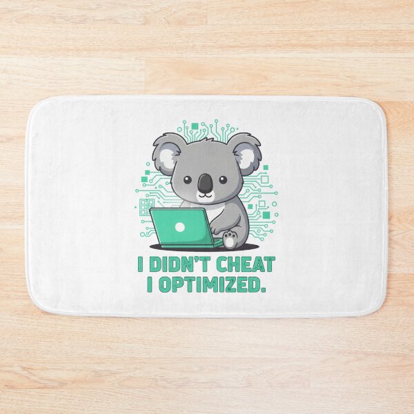 Item preview, Cute Coder Koala Funny Programming Quote designed and sold by chattsuede.