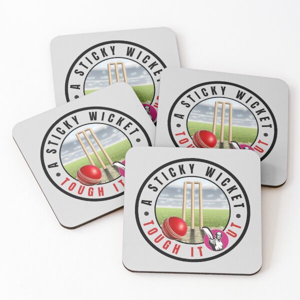 Item preview, A Sticky Wicket - Tough it Out (Cricket). designed and sold by MPC-Mince-Pies.