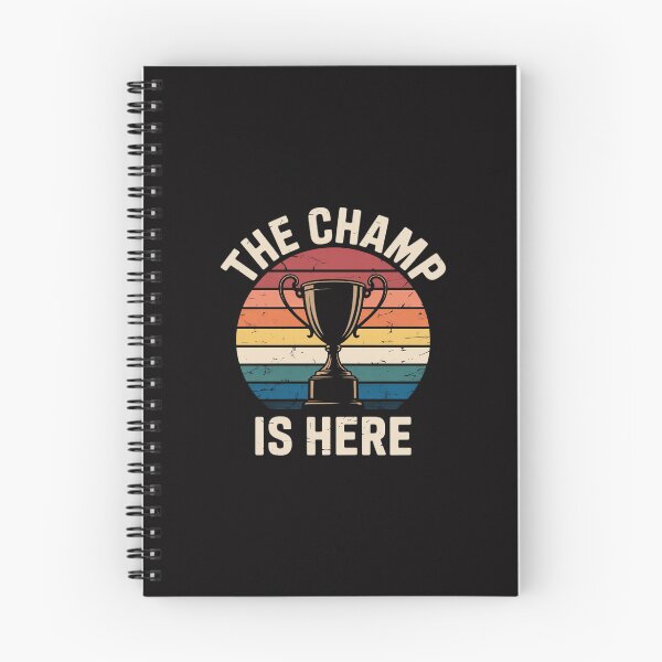 Item preview, The Champ is Here Trophy Fantasy Football Championship designed and sold by Silicula.
