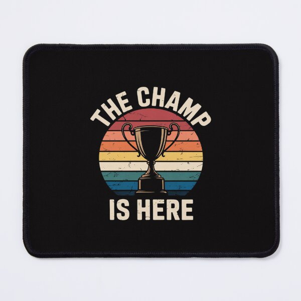 Item preview, The Champ is Here Trophy Fantasy Football Championship designed and sold by Silicula.