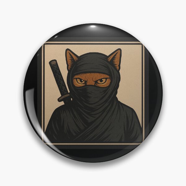 Item preview, Ninja Cat Warrior: Stealthy Feline Assassin designed and sold by Fort Galaxy.