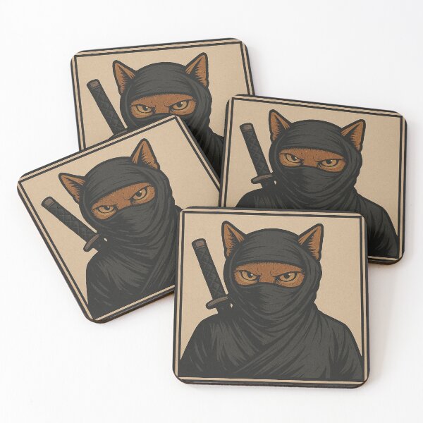 Item preview, Ninja Cat Warrior: Stealthy Feline Assassin designed and sold by Fort Galaxy.