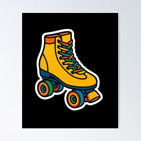 Item preview, Rainbow Roller Skate designed and sold by Paninides.