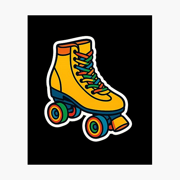 Item preview, Rainbow Roller Skate designed and sold by Paninides.