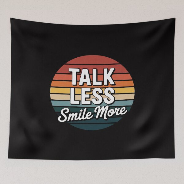Item preview, Talk Less Smile More Historic Hamilton Quote designed and sold by Silicula.