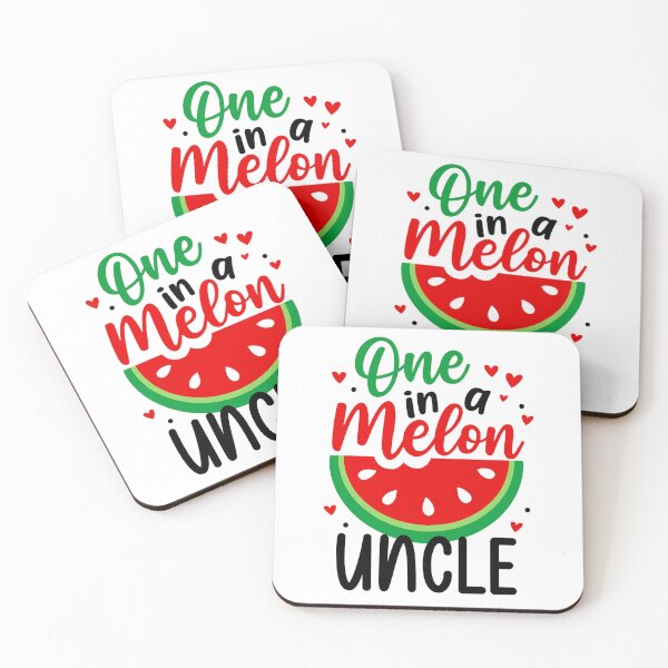 Item preview, One in a Melon Uncle – Funny Watermelon Pun Gift designed and sold by RedPodz.