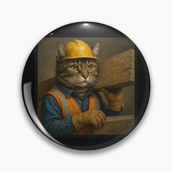 Aperçu de l'œuvre Chat ouvrier du bâtiment créée et vendue par Fort Galaxy.