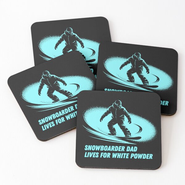 Item preview, Snowboarder Dad: I Live For White Powder   designed and sold by elynne9.