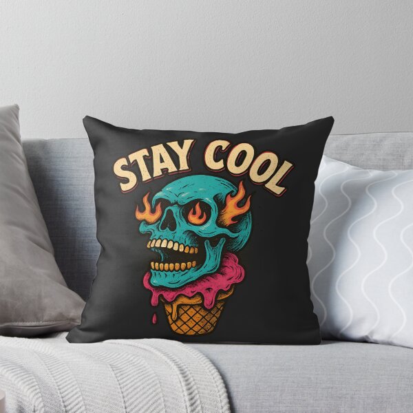 Item preview, Flaming Skull Ice Cream Design designed and sold by BloomOfDesign.