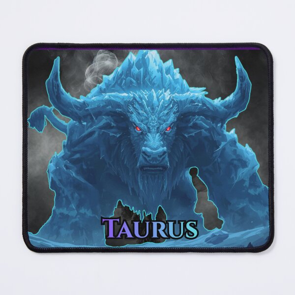 Item preview, Taurus Ice Zodiac - Frozen Bull Mysthical Winter Beast designed and sold by GreennieArt.