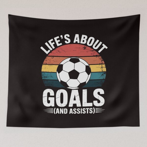 Item preview, Life's About Goals And Assists Soccer designed and sold by RopboxRone.