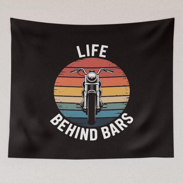 Item preview, Life Behind Bars Motorcycle Rider Gift designed and sold by RopboxRone.