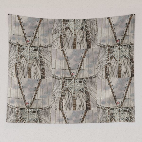 Item preview, Brooklyn Bridge- famous NYC cityscape  designed and sold by Watershadow.