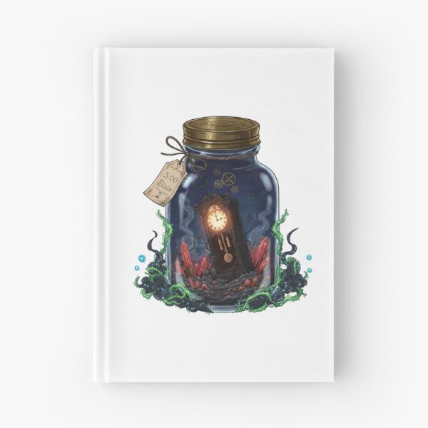 Item preview, Haunted Grandfather Clock in Magic Jar Sticker designed and sold by GingyB.